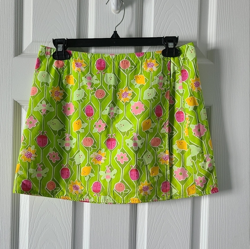 Lilly Pulitzer Vintage Revesible Mini Skirt - Picture 3 of 3